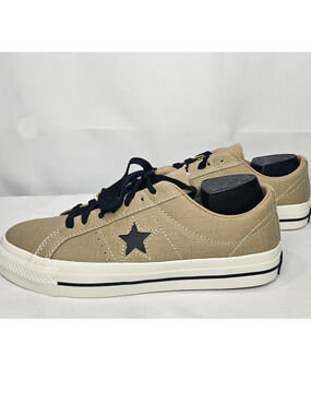 Converse Unisex One Star Pro Oxfords  Women's  8.5 Khaki A04612C NWT